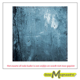 Tegel sticker muur blauw