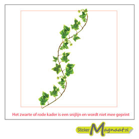 tegelsticker planten groen