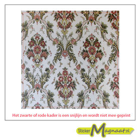 Tegelsticker barok full colour