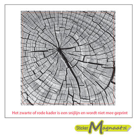 Tegelstickers Boomstam