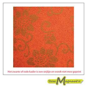 Tegelsticker patroon roos rood